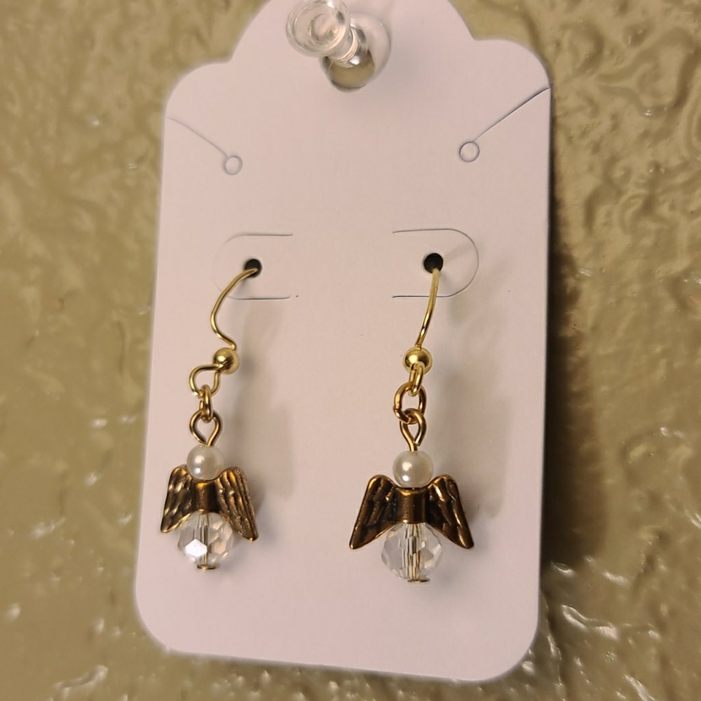 **HANDMADE** Angel Earrings